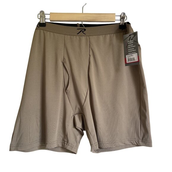 New! Rothco Size XL Coyote Tan Combat Performance Moisture Wicking Boxer Shorts - Picture 1 of 9